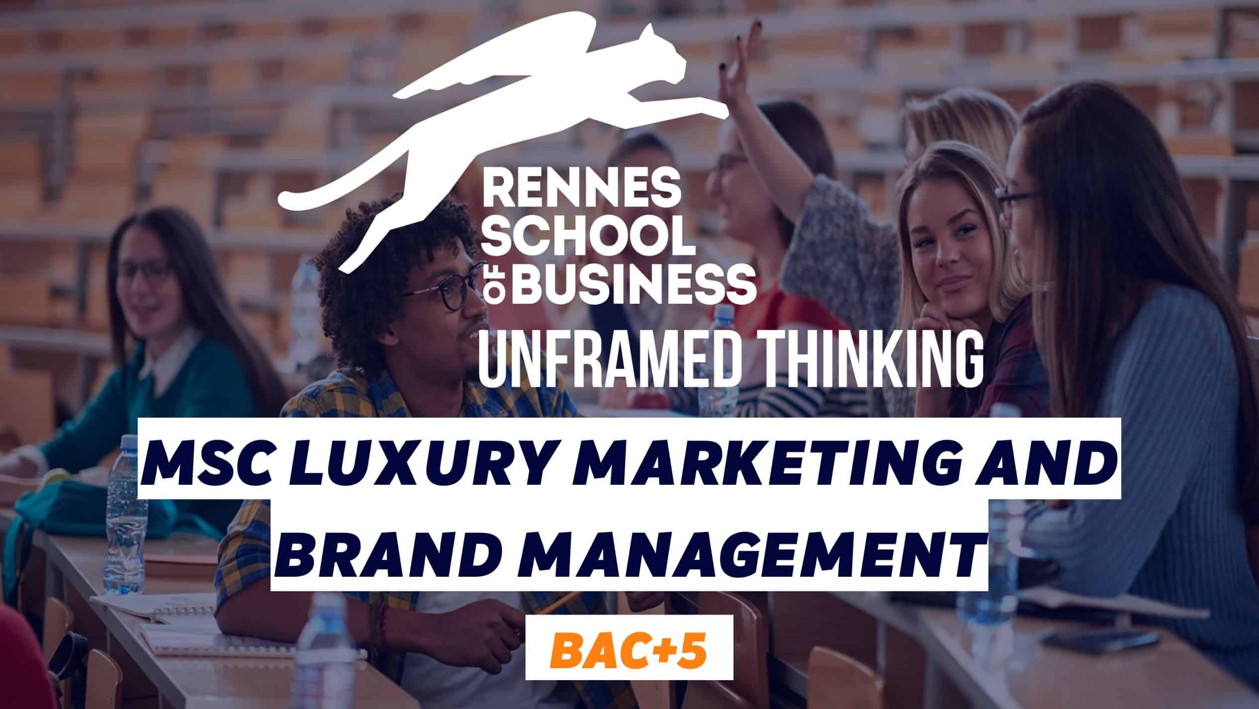 MSc Luxury Marketing and Brand Management Rennes SB