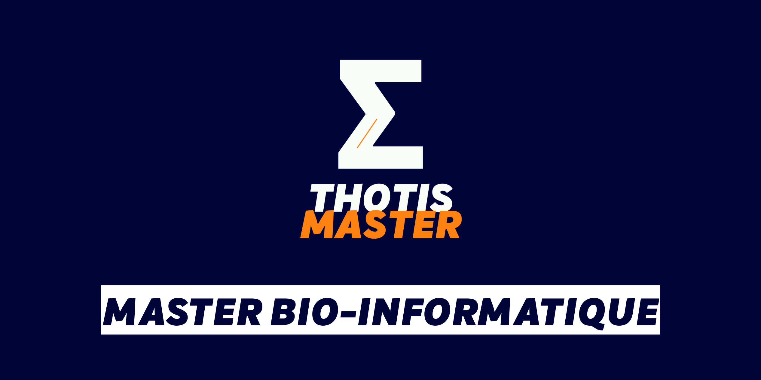 Master Bio informatique