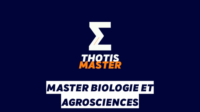 Master Biologie et Agrosciences