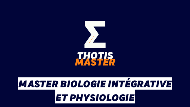 Master Biologie intégrative et physiologie