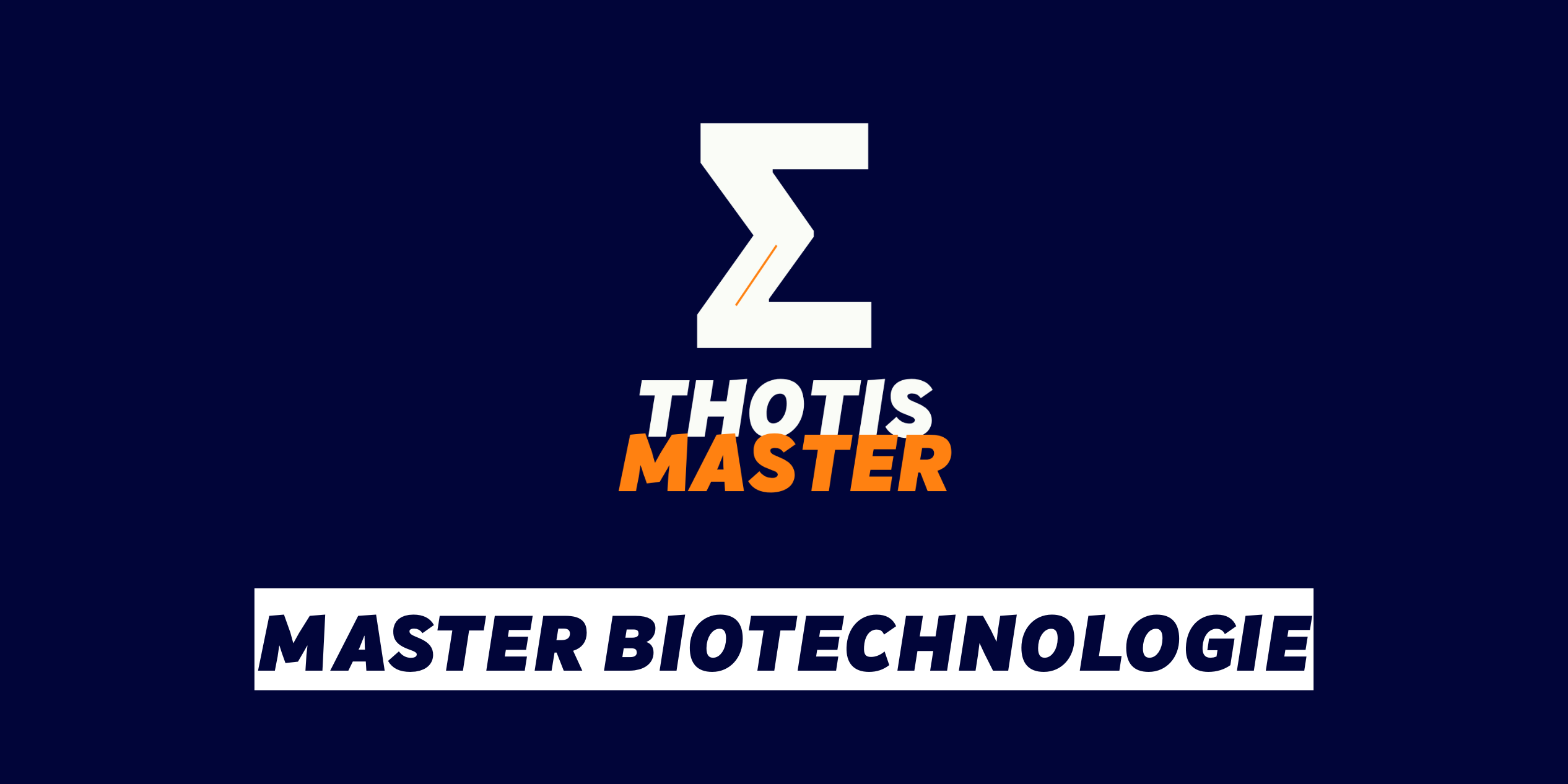 Master Biotechnologie