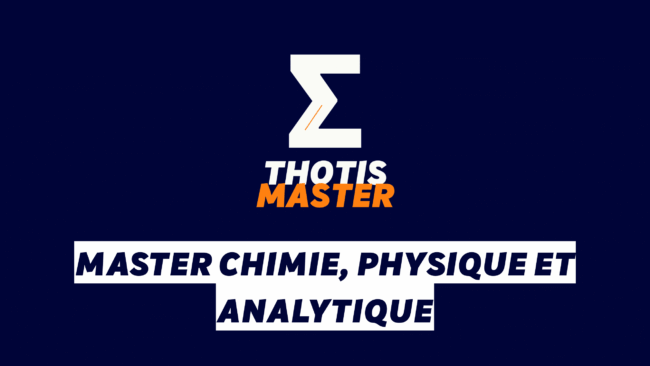 Master Chimie, physique et analytique