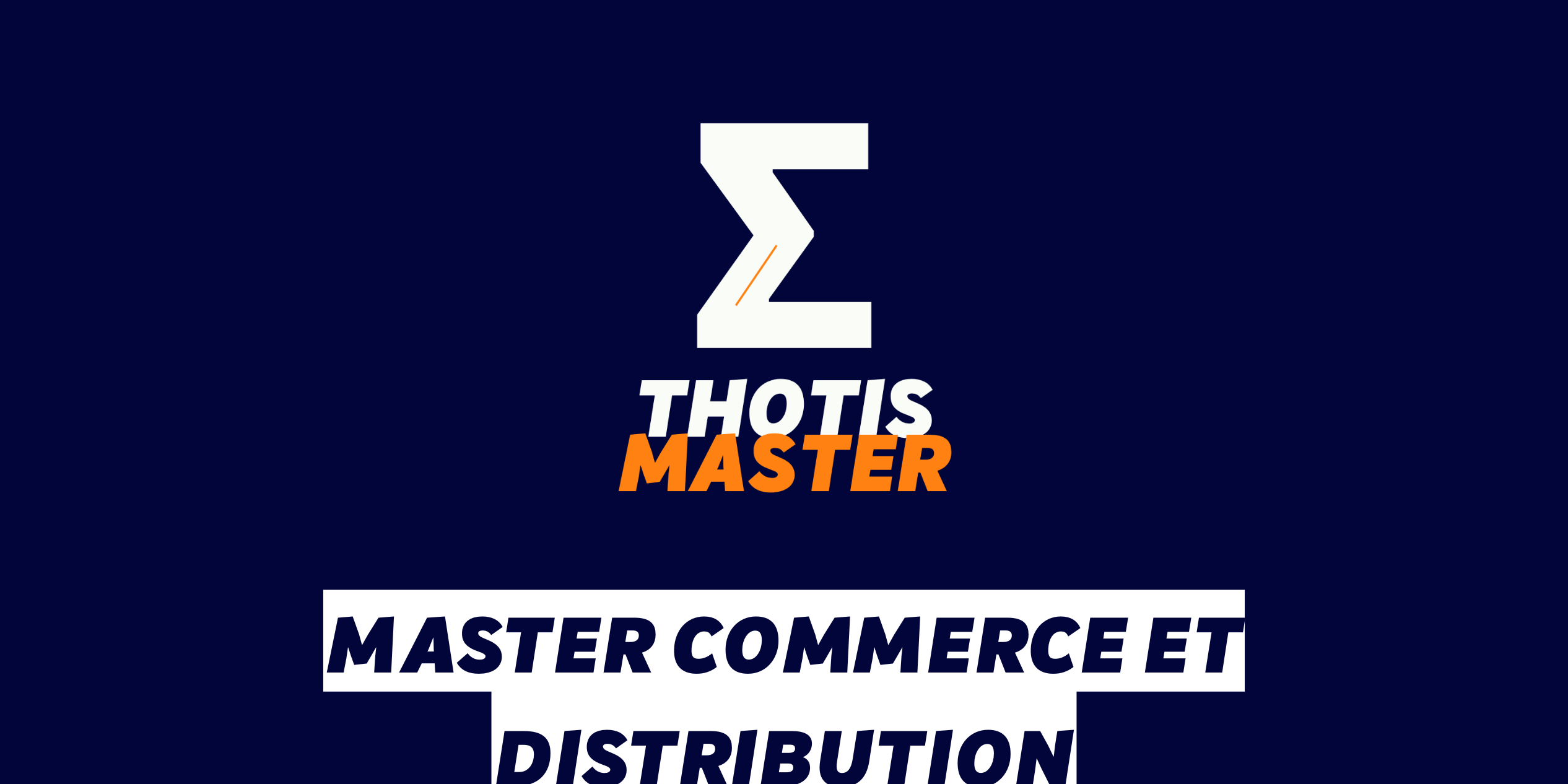 Master Commerce et distribution