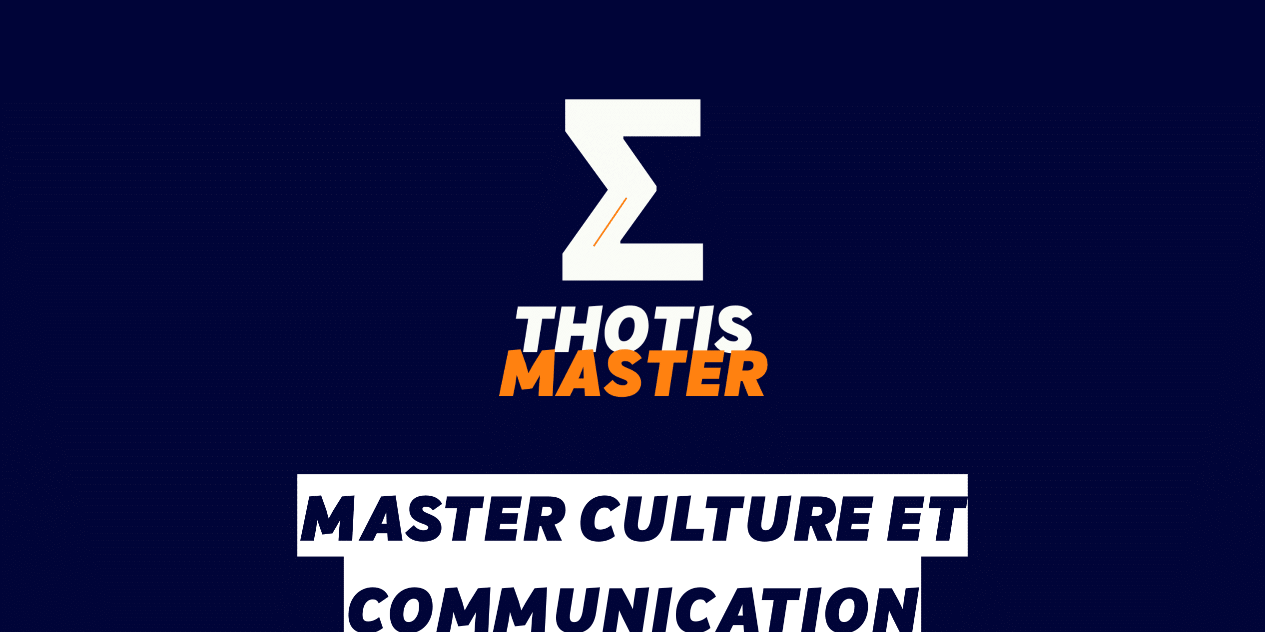 Master Culture et communication
