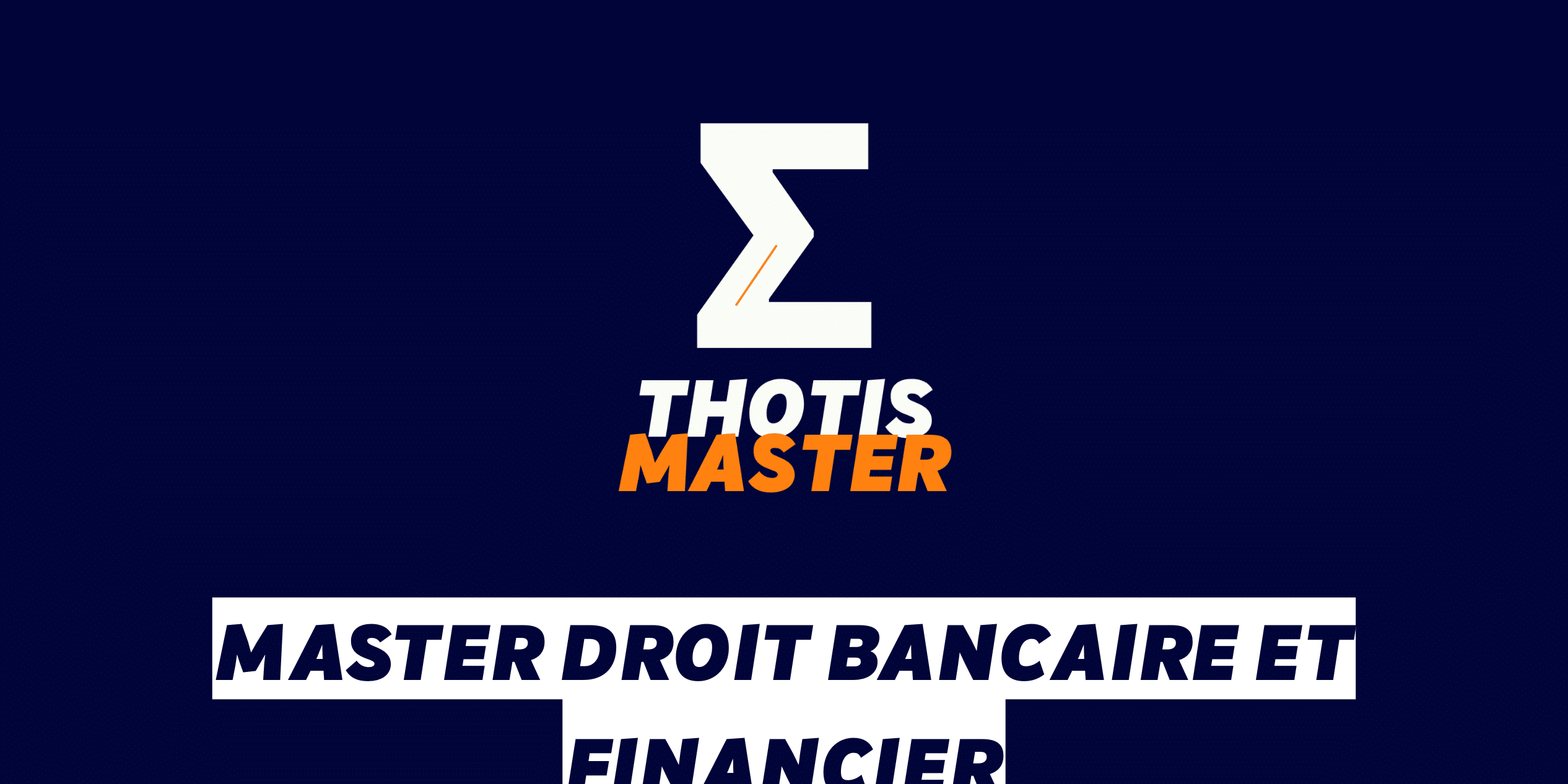 Master Droit bancaire et financier Master Droit bancaire et financier