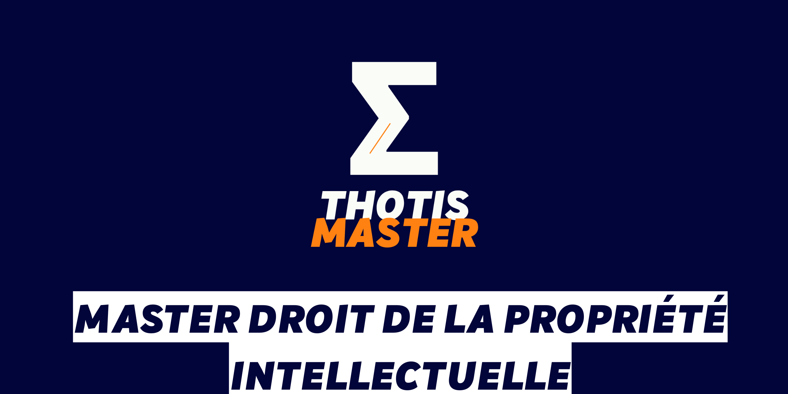 Master Droit de la Propriété intellectuelle