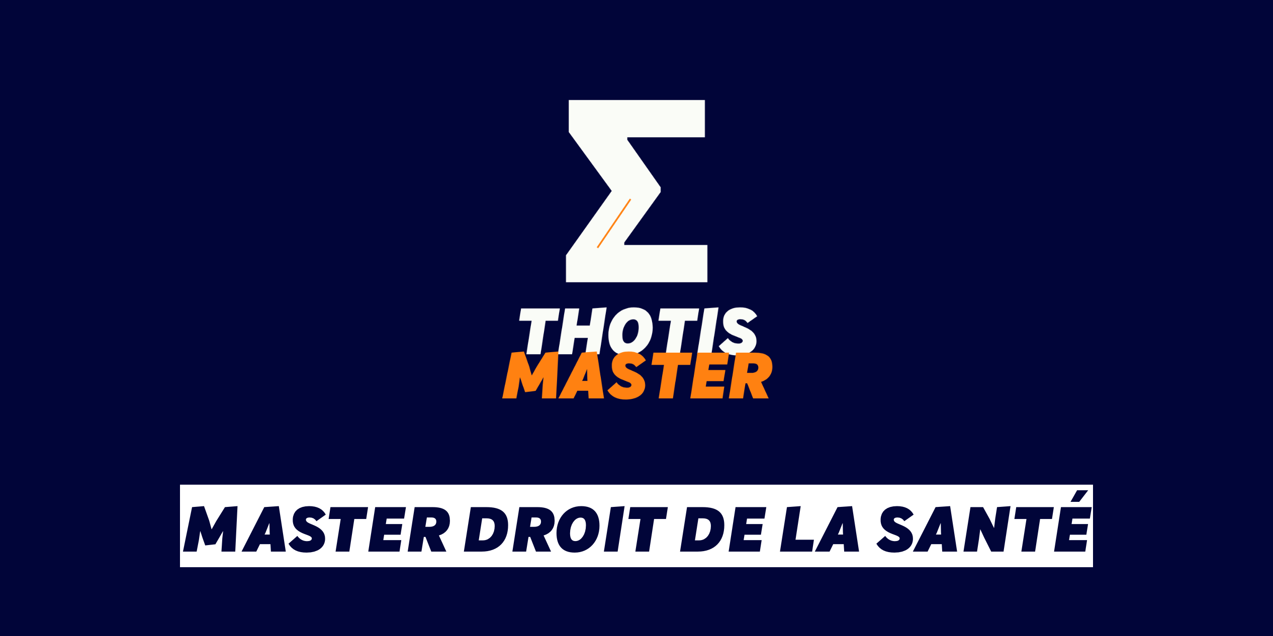 Master Droit de la santé