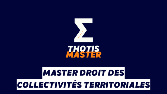 Master Droit des collectivités territoriales