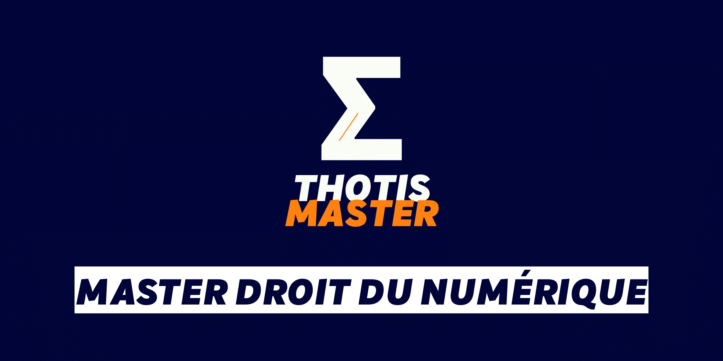 Master Droit du Numérique