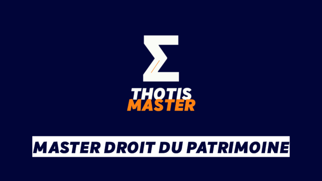 Master Droit du Patrimoine