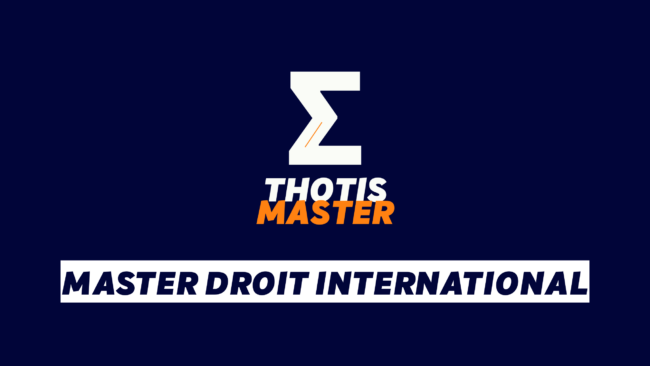 Master Droit international