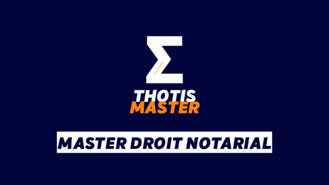 Master Droit notarial