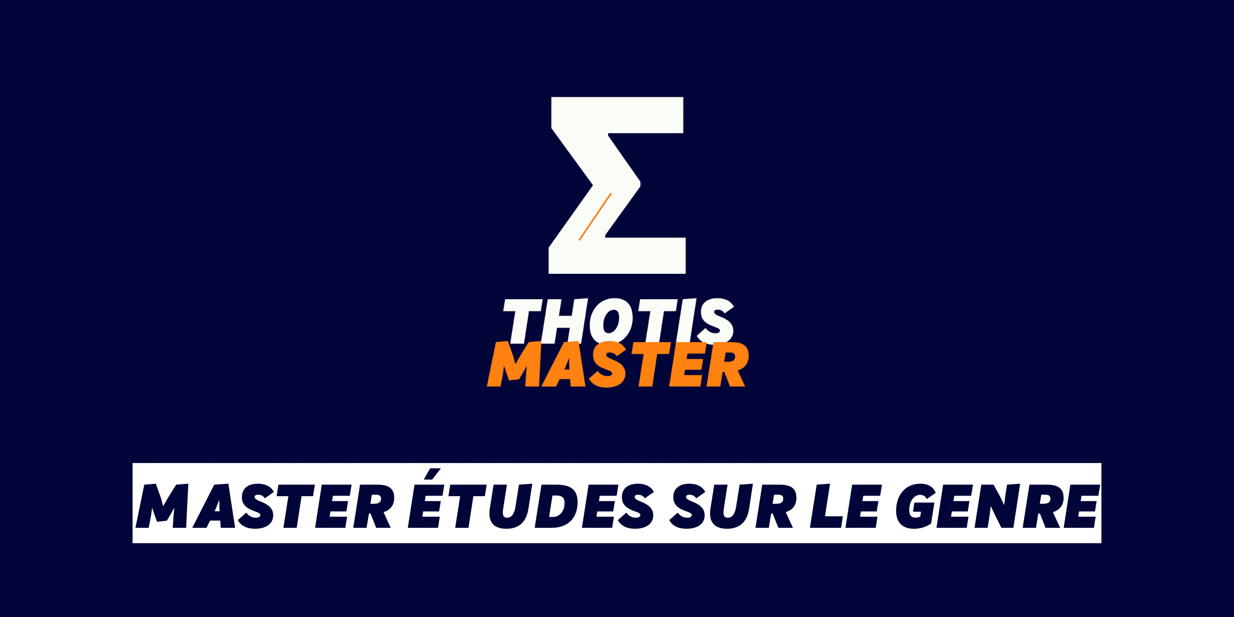 Master Études sur le genre