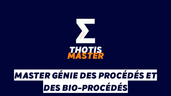 Master Génie des procédés et des bio procédés