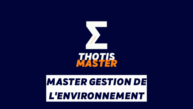 Master Gestion de lenvironnement