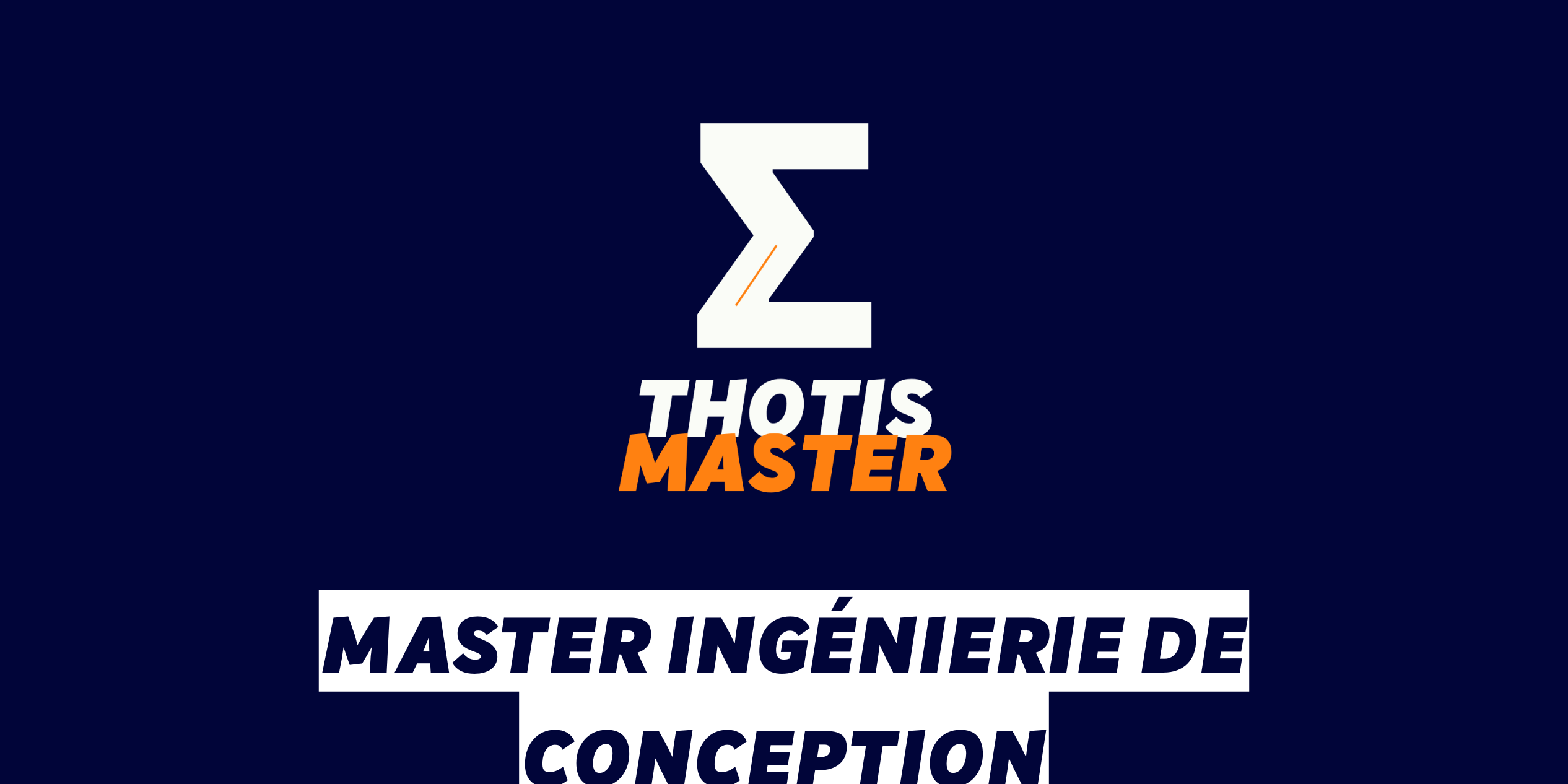 Master Ingénierie de conception