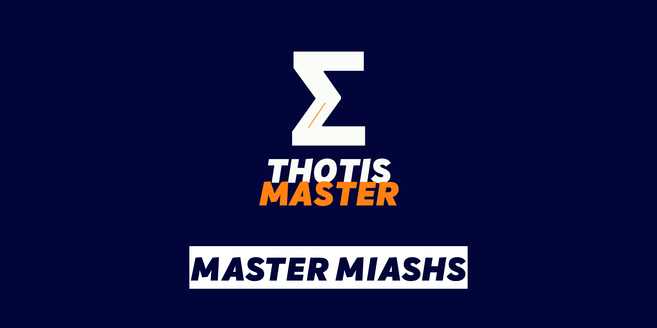 Master MIASHS