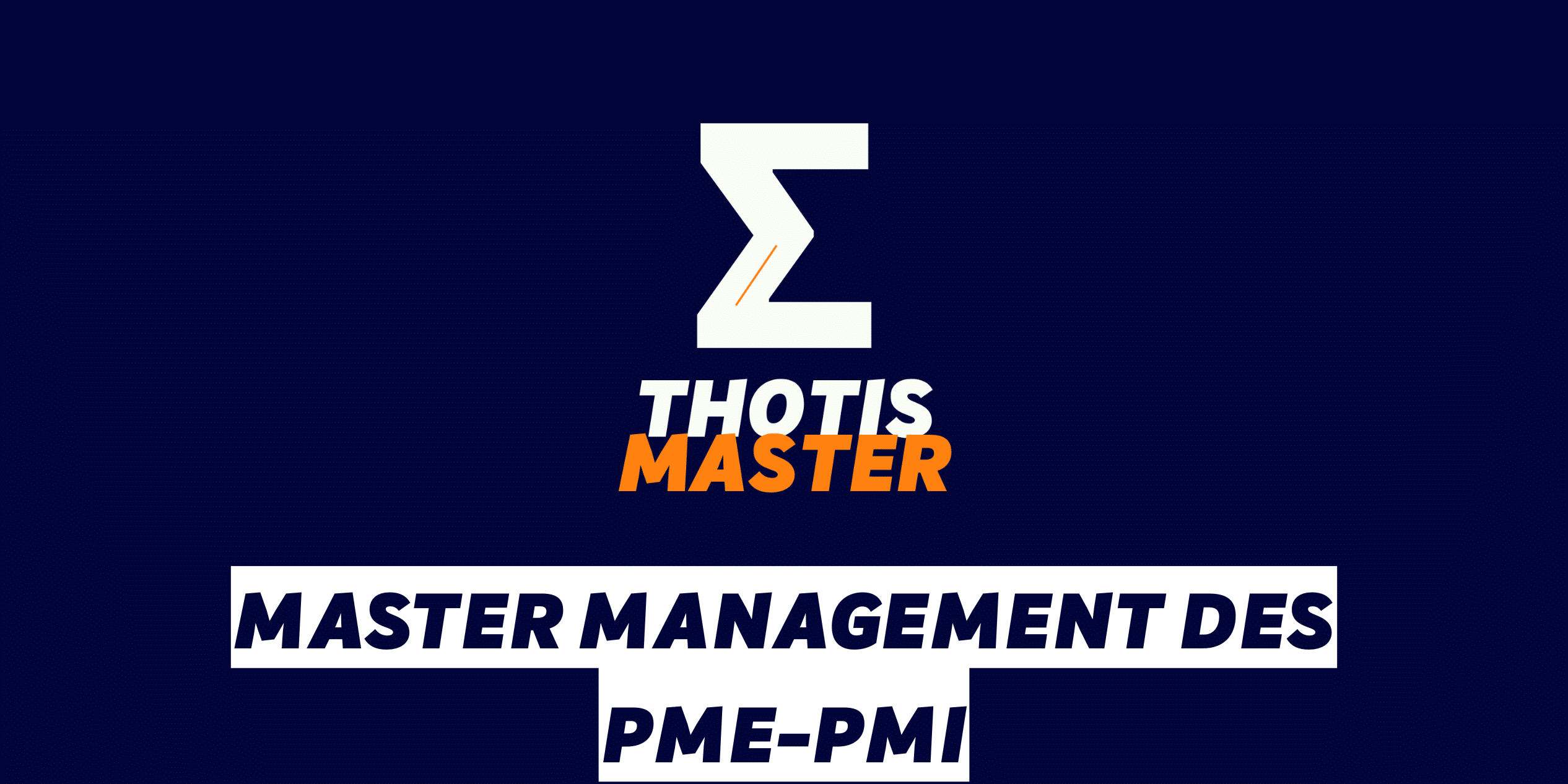 Master Management des PME PMI