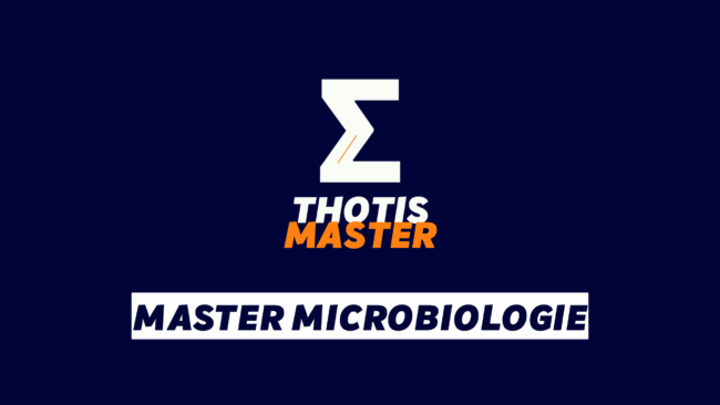 Master Microbiologie Master Microbiologie