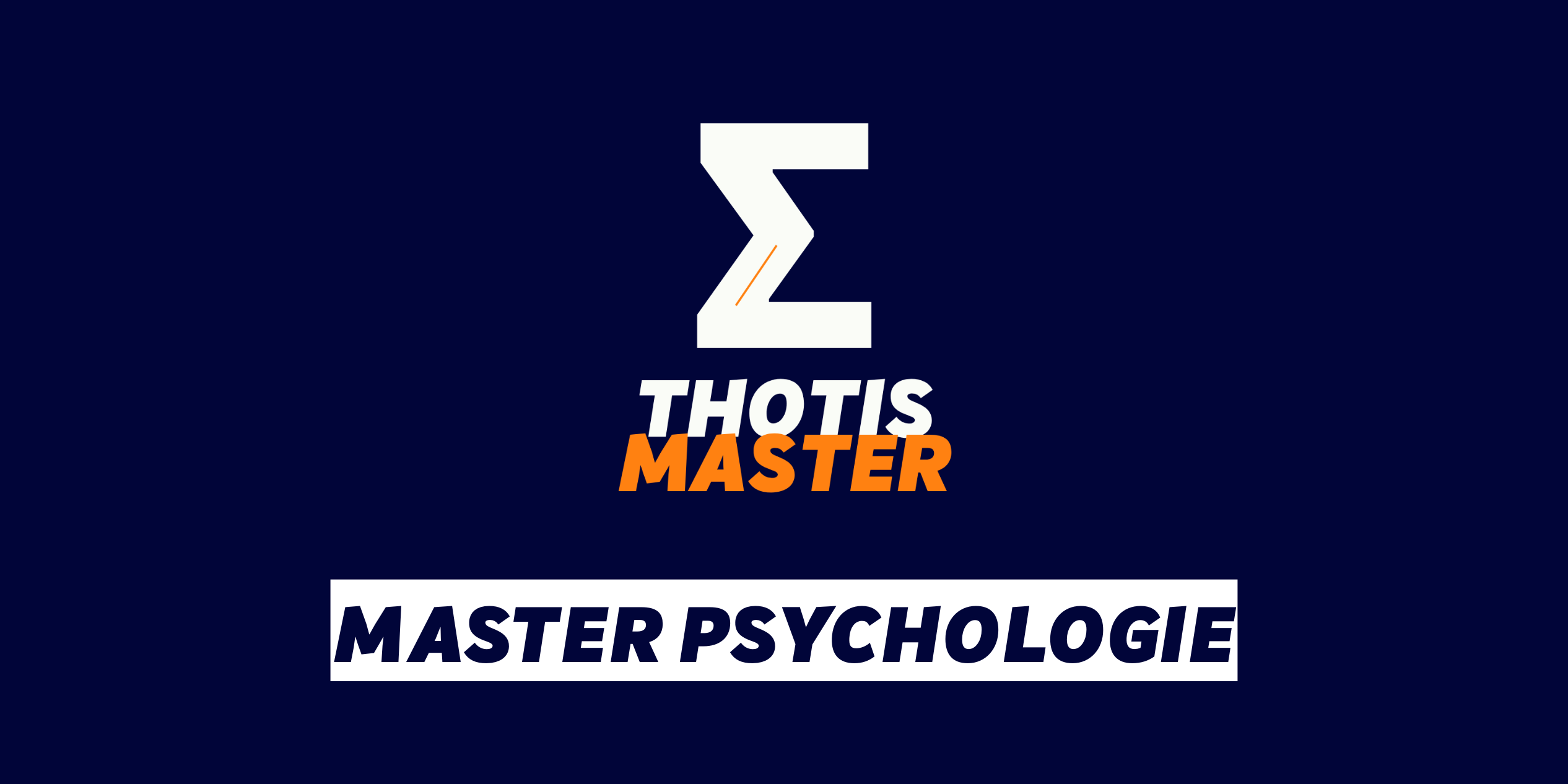 Master Psychologie