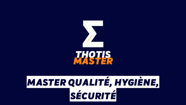 Master Qualité, hygiène, sécurité