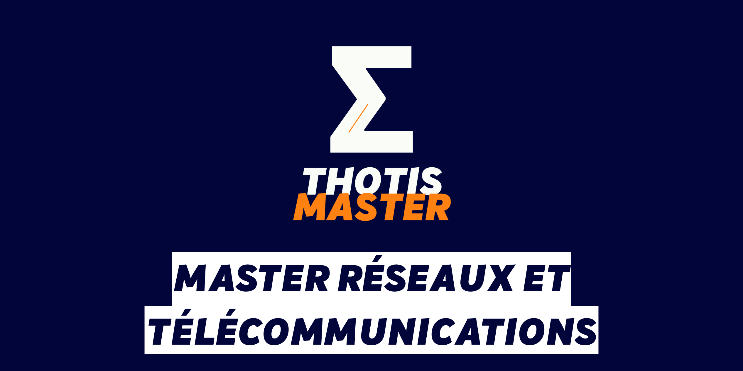 Master Réseaux et télécommunications
