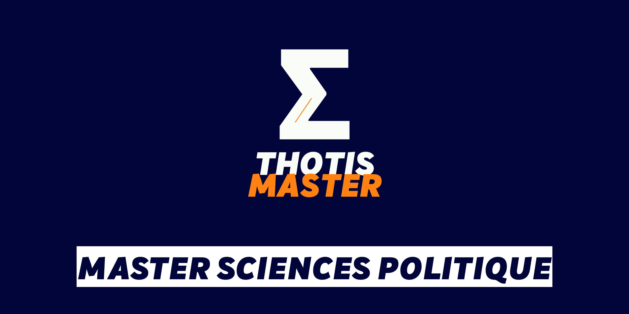 Master Sciences Politique Master Sciences Politique