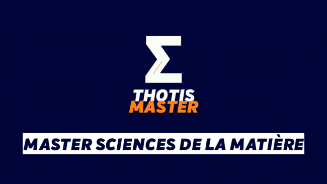 Master Sciences de la matière