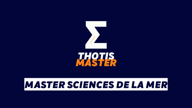 Master Sciences de la mer