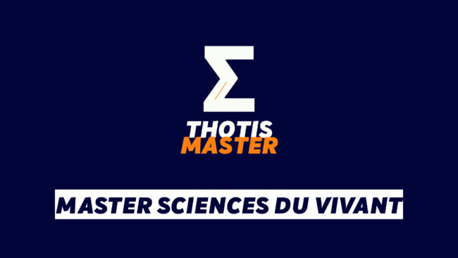 Master Sciences du vivant