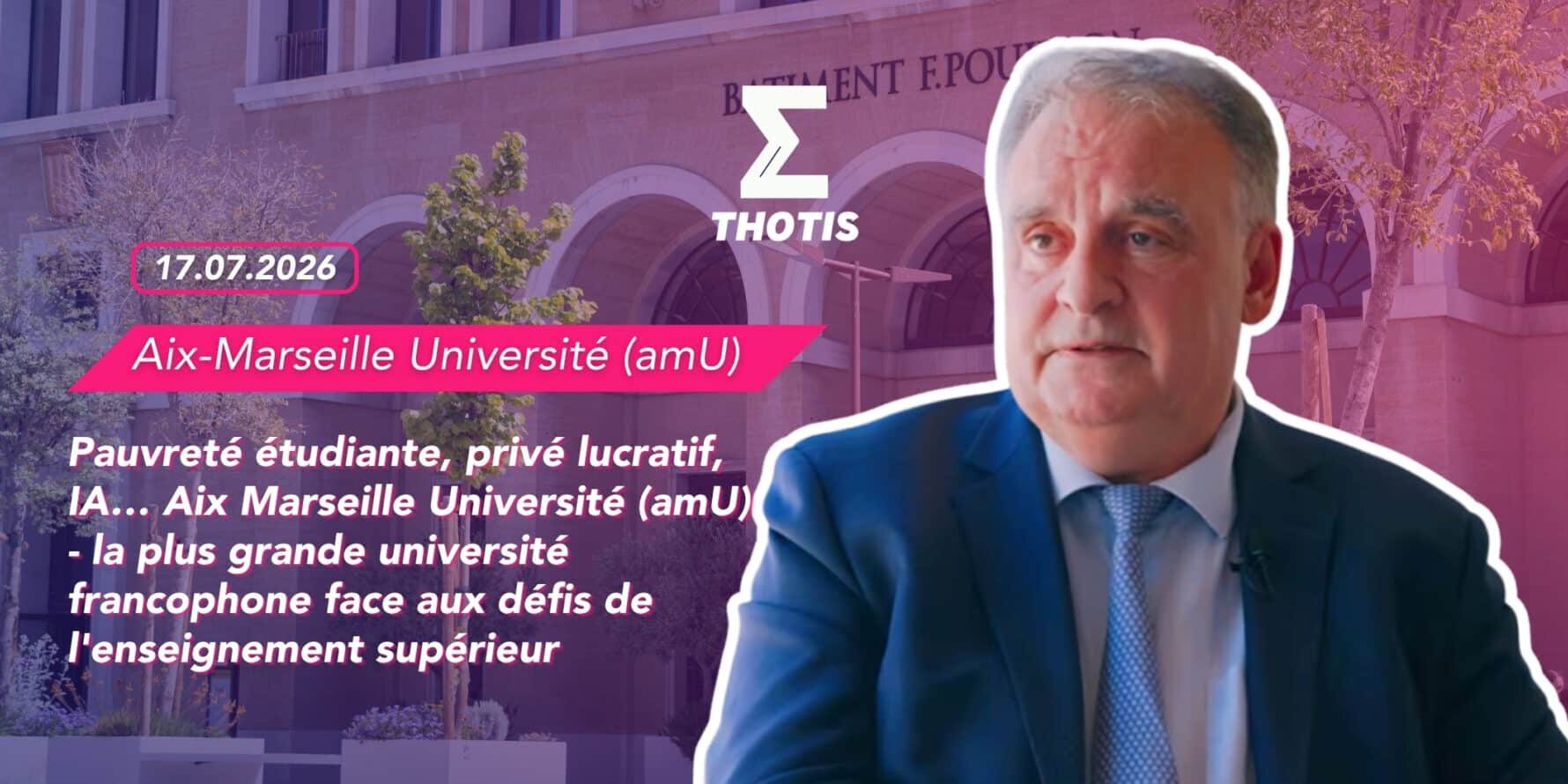 Pauvreté étudiante, privé lucratif, IA… Aix Marseille Université (amU) – la plus grande université francophone face aux défis de l’enseignement supérieur Pauvreté étudiante, privé lucratif, IA… Aix Marseille Université (amU) la plus grande université francophone face aux défis de l'enseignement supérieur