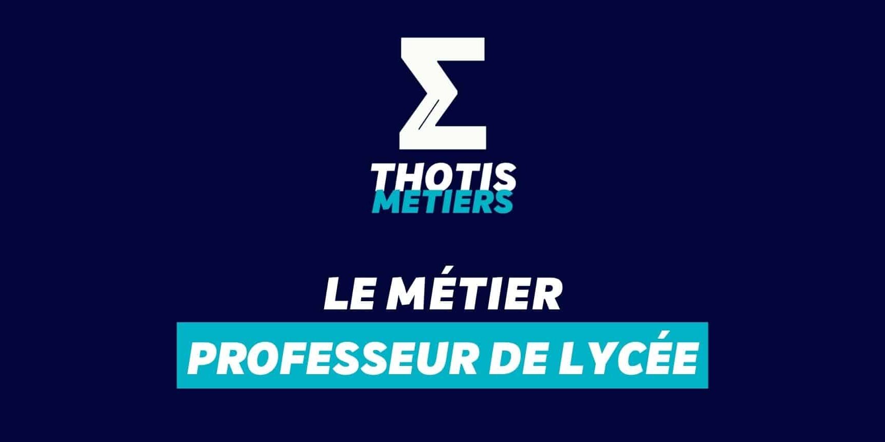 Professeur de lycée