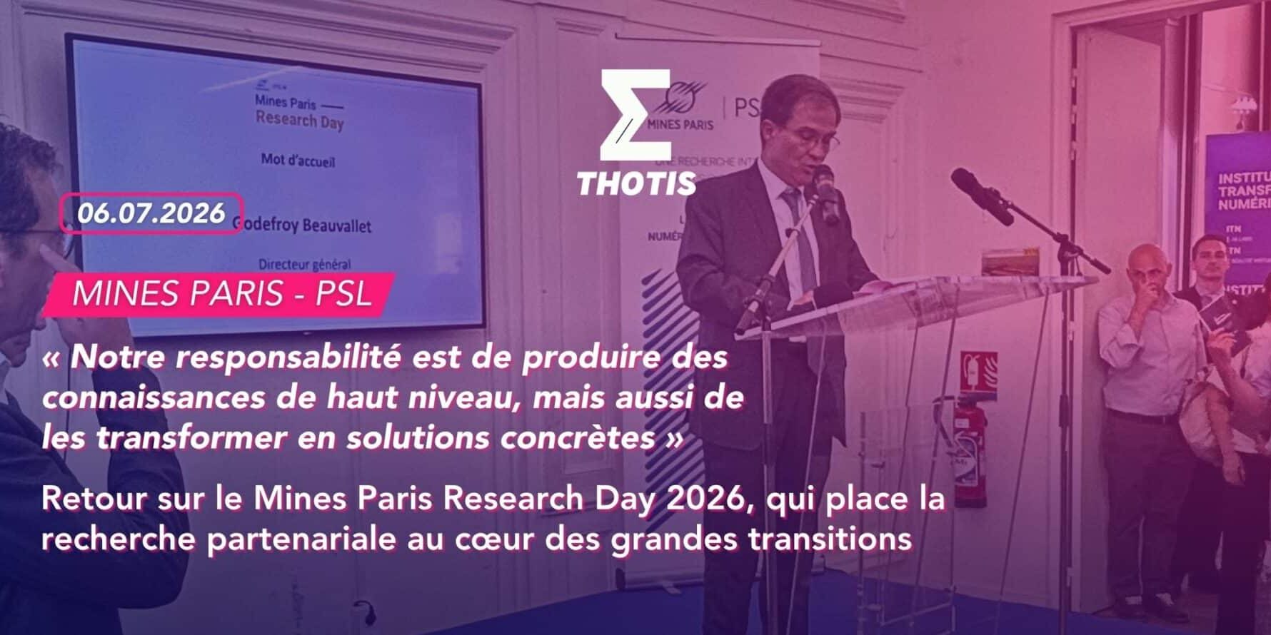 Retour sur le Mines Paris Research Day 2026, qui place la recherche partenariale au cœur des grandes transitions