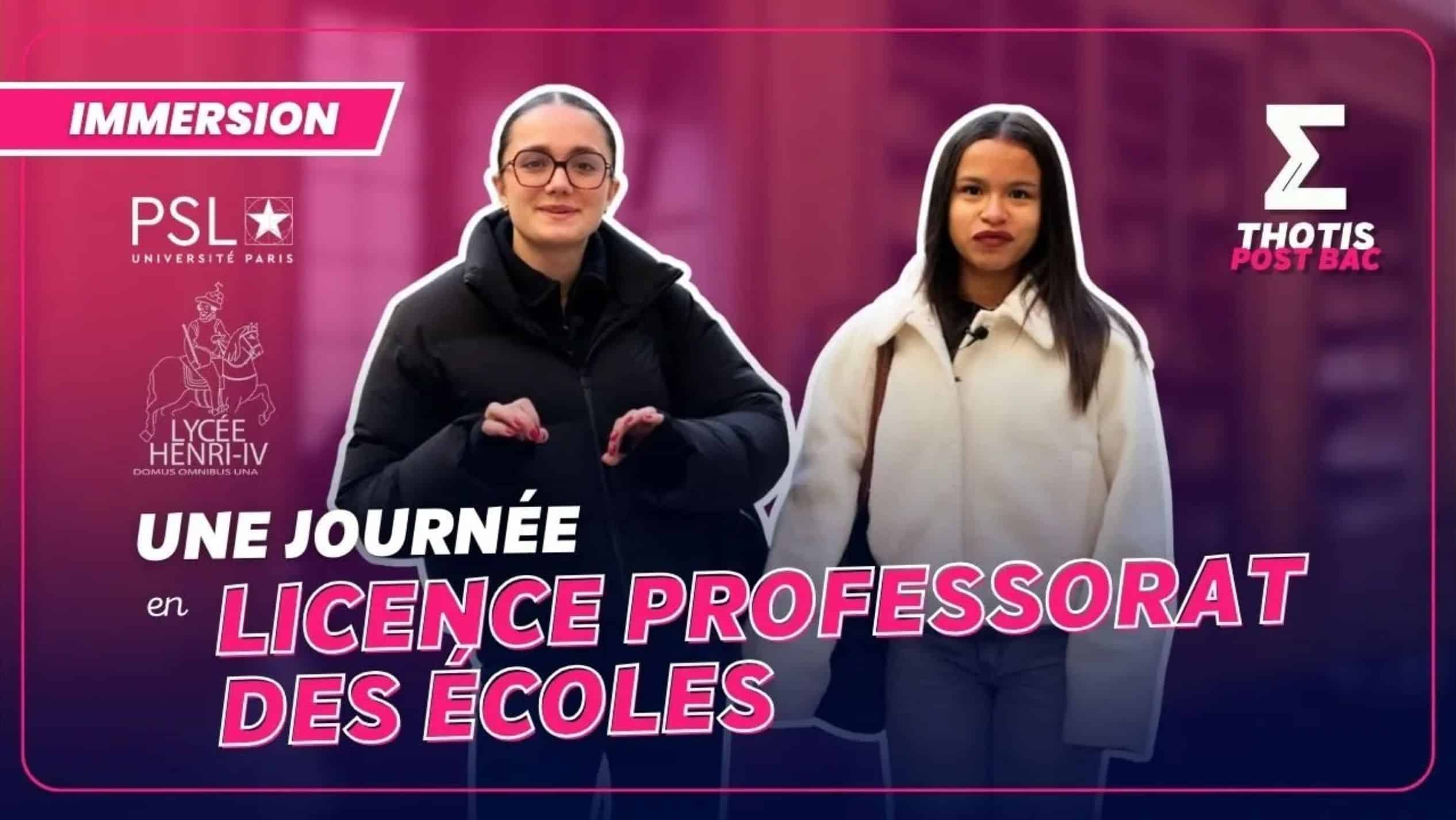 Une journée en Licence Professorat des Ecoles à l'Université PSL x lycée Henri IV