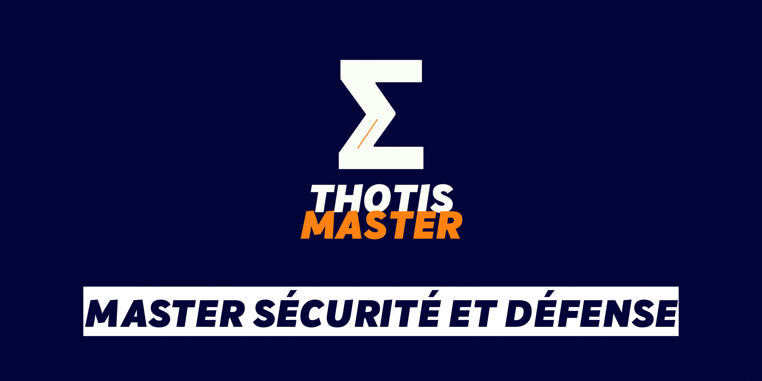 Master sécurité et défense Master securite et defense